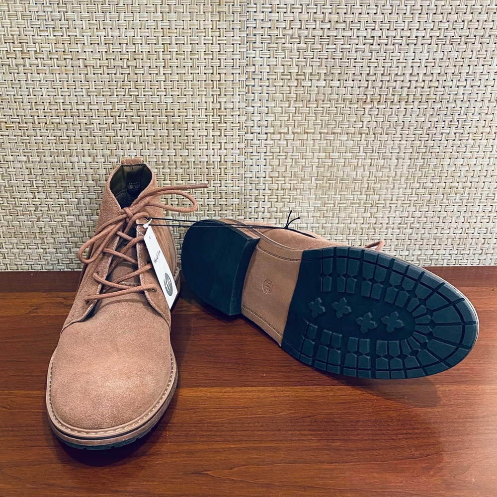 🌟4xHP🌟Genuine Suede Brantley Chukka Desert Boots by Goodfellow 11.5 - Picture 2 of 13
